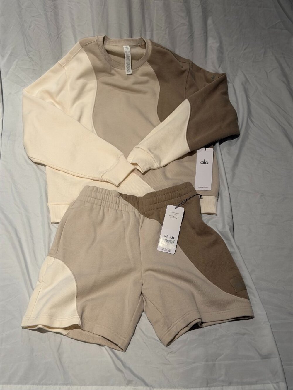 ALO Yoga Colorblock Lounge Set XS/S BNWT